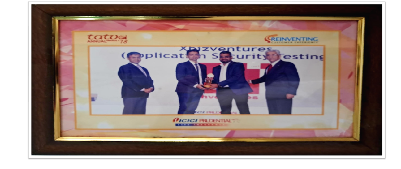 Application Security Award By Ipru